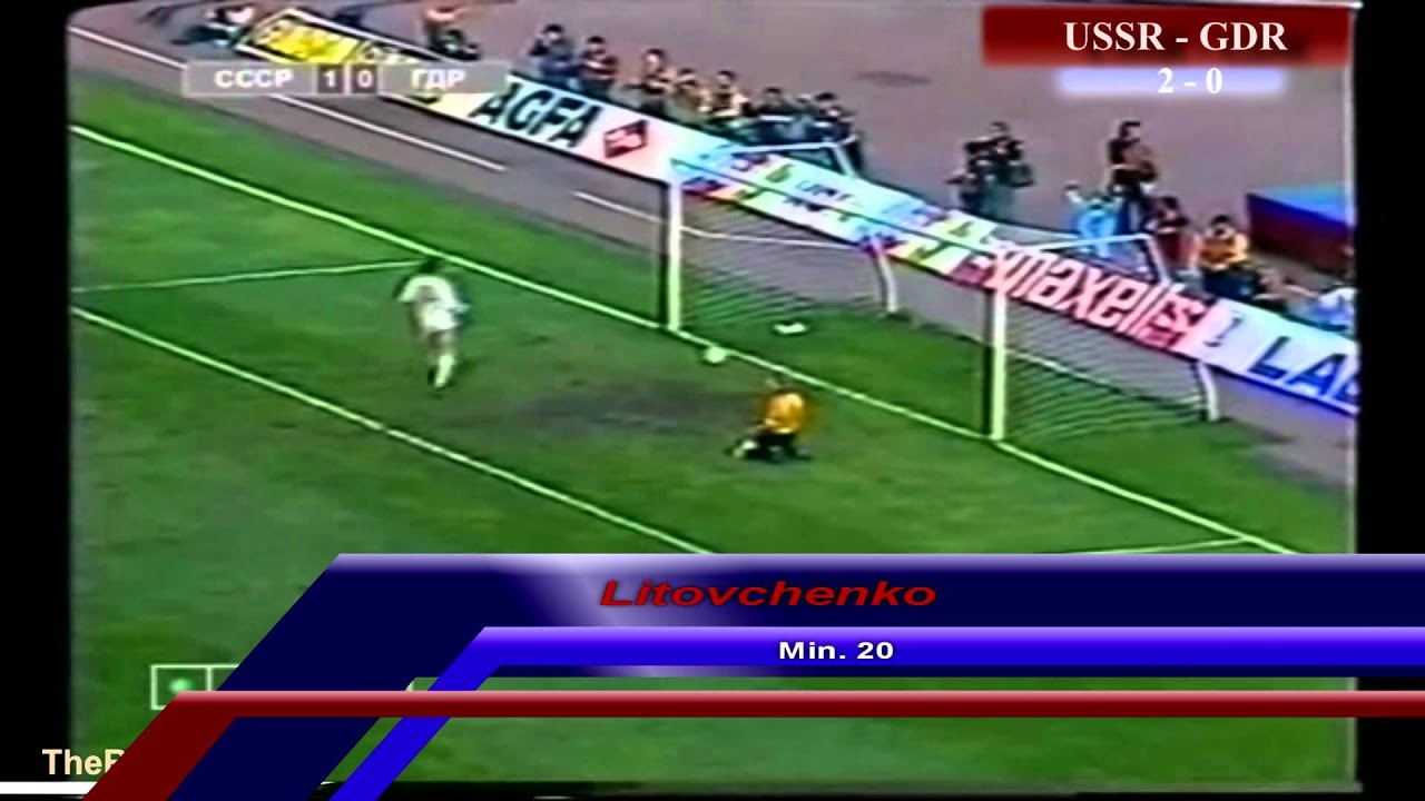 USSR - East Germany  World Cup 1990 (Qualifiers) #3