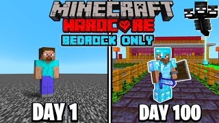 I Survived 100 Days in Bedrock Only World in Minecraft Hardcore! Episode#2 (Hindi)