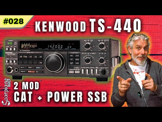 Kenwood TS-440: 2 MODs that Transform It! PC CAT + Power SSB - YouTube