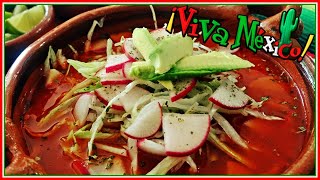 🇲🇽 COMO HACER POZOLE ROJO DE PUERCO 🇲🇽 Receta