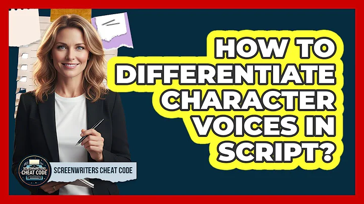 How To Differentiate Character Voices In Script?