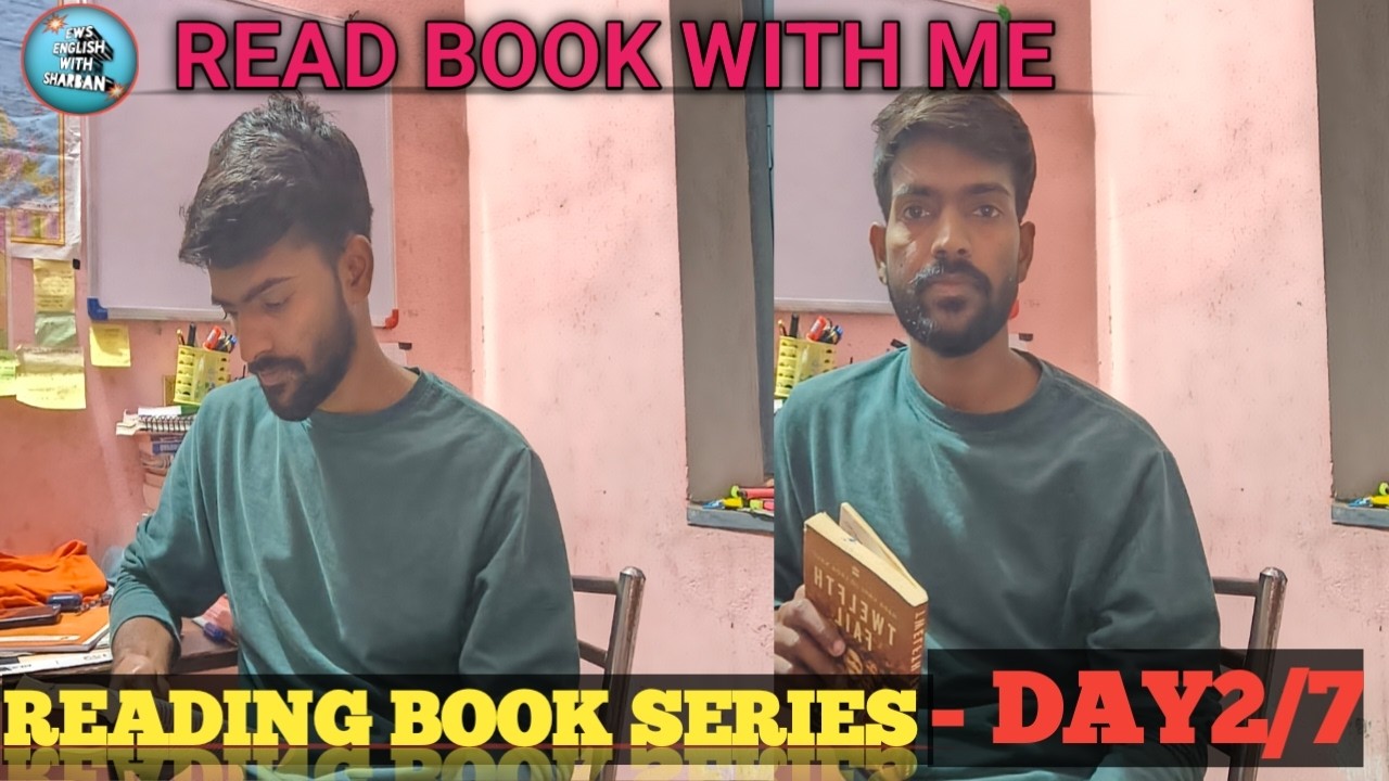 DAY 2 OF READING BOOK SERIES || READ BOOK WITH ME || IMPROVE ENGLISH WITH ME @englishwithsharban