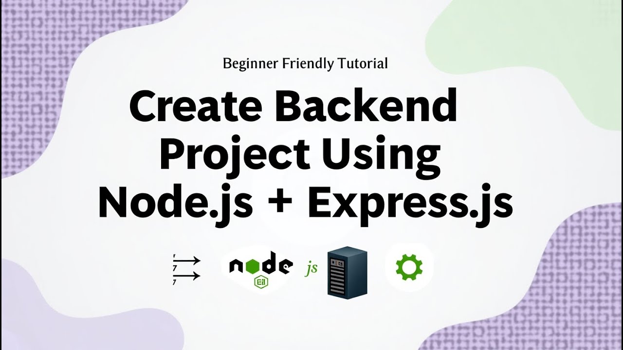 How to create node js / express js project - in amharic / ኖድ ጅስ ፕሮጀችትን ...