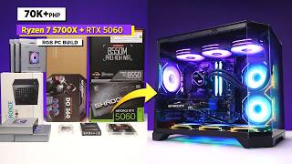 Build VLOG (POV): ₱70K+ RGB PC Build | Ryzen 5700X | RTX 5060