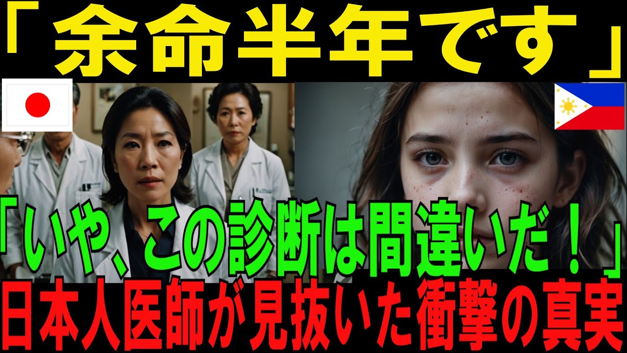 【海外の反応】「余命半年」と宣告されたフィリピンの少女を救った日本人医師の決断と想像を超える結末。国境を越えて救われた命の感動ストーリー【日本称賛】