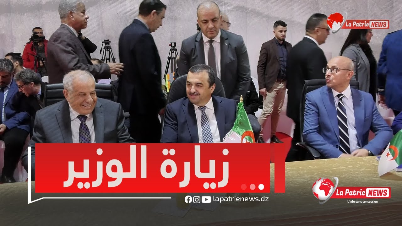 وزير الدولة وزير الطاقة والمناجم والطاقات المتجددة عرقاب يتفقد محطة تحلية مياه البحر فوكة 2 بتبازة