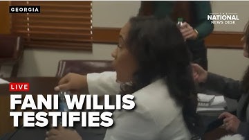 Fani Willis Testifies Before Georgia Senate on 2020 Election Charges
