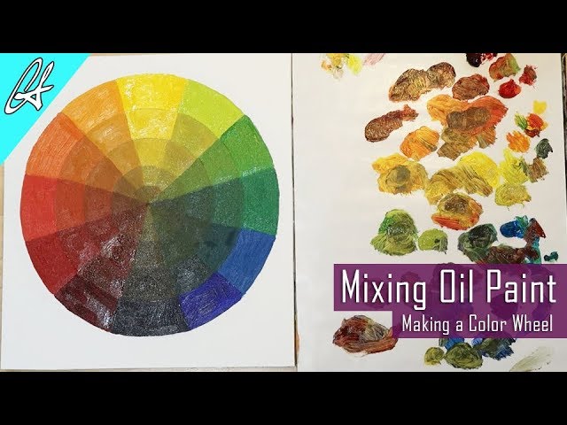 Learn To Mix Oil Paint By Making A Color Wheel Painting Basics You - What Colors Oil Paints To Start Learn To Mix Oil Paint By Making A Color Wheel Painting Basics You - What Colors Oil Paints To Start
