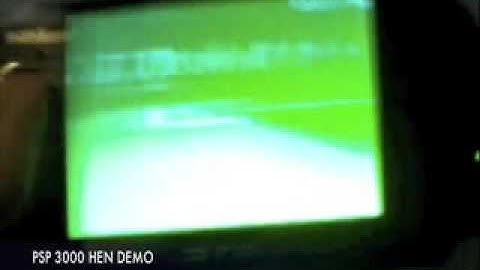 PSP 3000 Homebrew Demo Team Typhoon