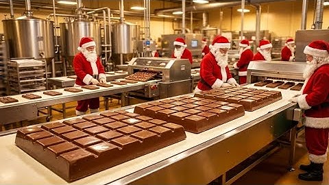 Inside a Modern Chocolate Factory (Full Process Factory)