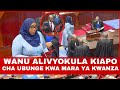 WANU MTOTO WA RAIS ALIYOKULA KIAPO CHA KUWA MBUNGE KWA MARA YA KWANZA MCHENGERWA AKIAPA KUWA MBUNGE