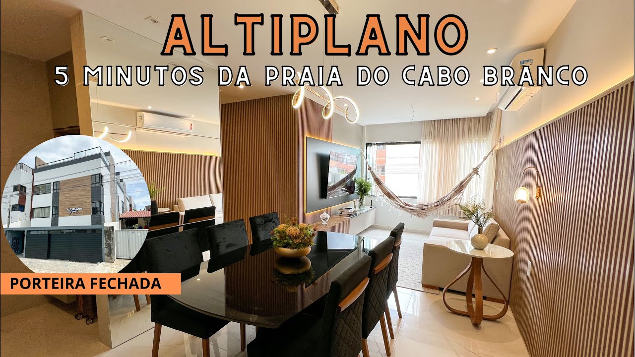 [VENDIDO] APARTAMENTO MOBILIADO À VENDA COM 3 QUARTOS NO ALTIPLANO NOBRE - JOÃO PESSOA/PB
