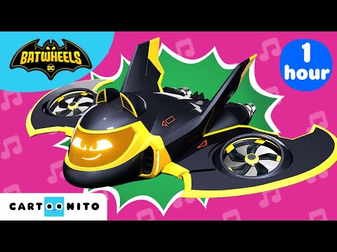Anropar alla Batbilar: 1 timmes sångloop med Batwing | Batbilarna | Cartoonito Sverige | För barn