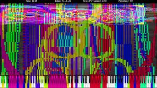 Tau The Song With 6,283,185 Notes [Black Midi]