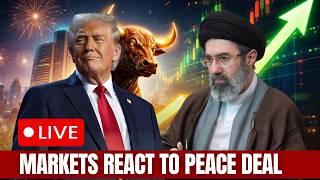 LIVE: Markets React to US–Iran Peace Deal | Oil Drops, Stocks Surge On War Ending Hopes