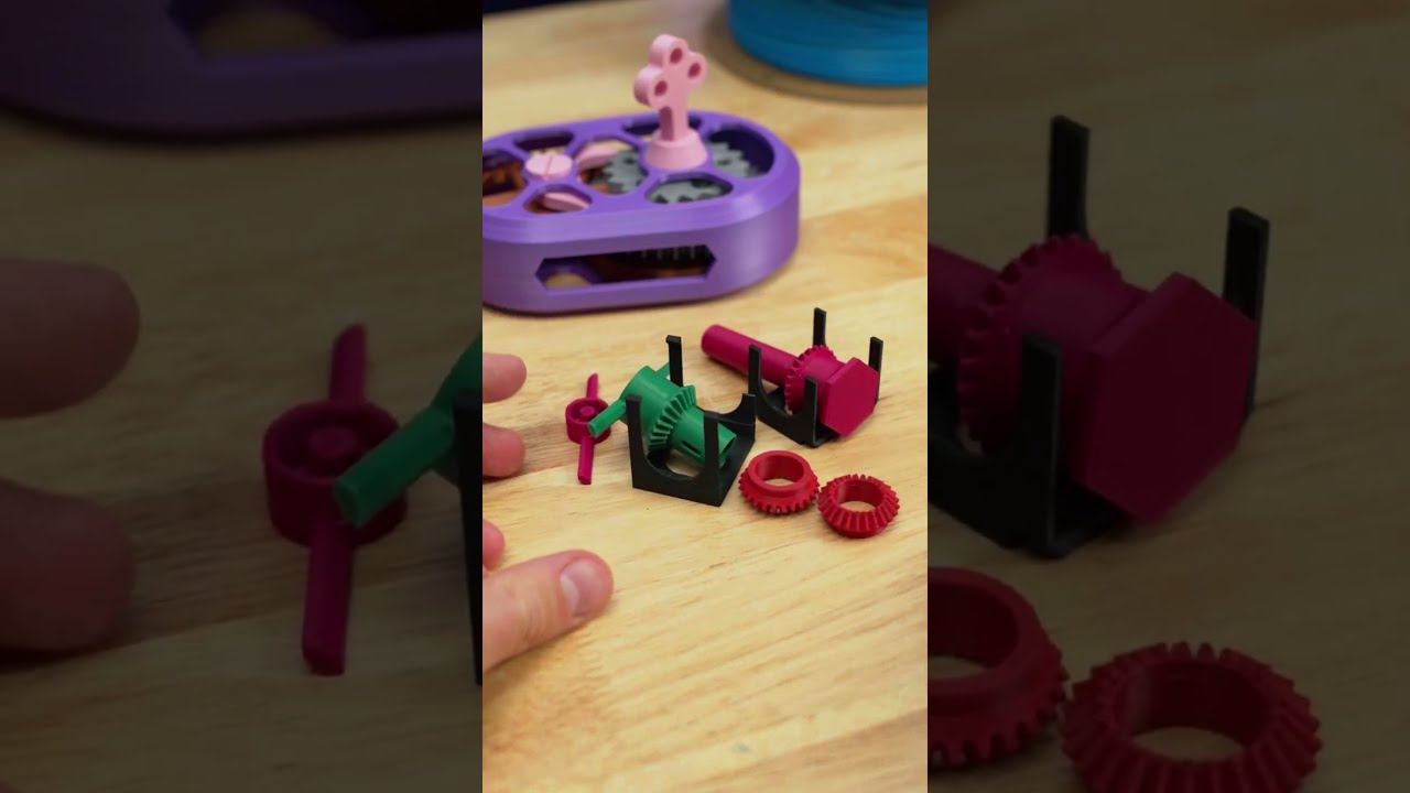 Optical Illusion 3D Printed Contra Rotating Propellers