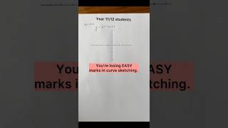 You’re losing easy marks in graph sketching. #mathshelp #year11maths #studytips #examready