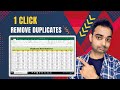 Excel Trick: Duplicate Names/Numbers Remove in 1 Click 🔥 | Guide Gyan
