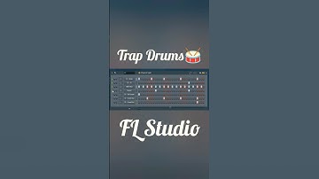 How To Make Trap Drum Pattern In FL Studio 21🥁#flstudio #musicproducer #beatmaker #shorts