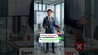 Stop Saying “Reply Me Fast” ❌ | Native English Upgrade #learnenglish #shorts #american english
