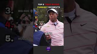 TOP 5 TIGER WOODS FUNNIEST MOMENTS #golf #tigerwoods #pga #sports #funny