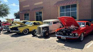 Mustang Sally Productions Car Show At The Revel Patio Bar | Frisco TX