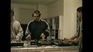 DJ TOADSTYLE, DJ PRECYSE,  DJ SPRYTE 1, DJ NORM together JAMING