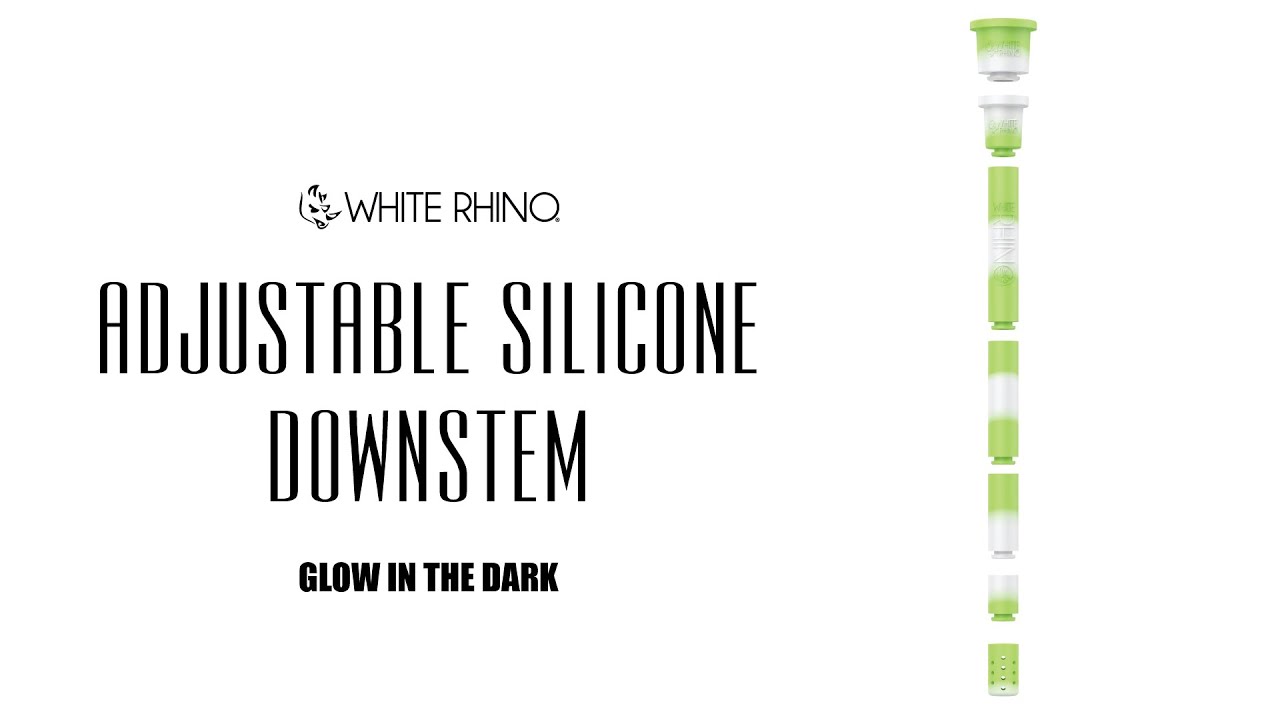 How To Use Adjustable Silicone Downstem Glow In The Dark