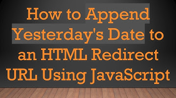 How to Append Yesterday