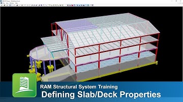 Defining Slab and Deck Properties in RAM Structural System