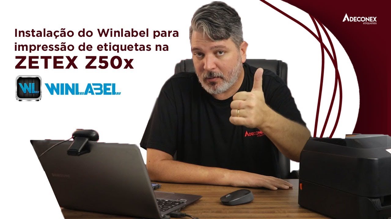 Installing Winlabel software for printing on the Zetex Z50x
