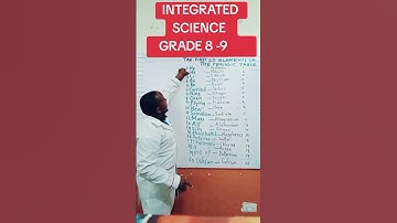 INTEGRATED SCIENCE.  GRADE 8 -9 #education