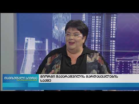 თავისუფალი სივრცე-თემა:გიორგი შაქარაშვილი გარდაცვლილების საქმე