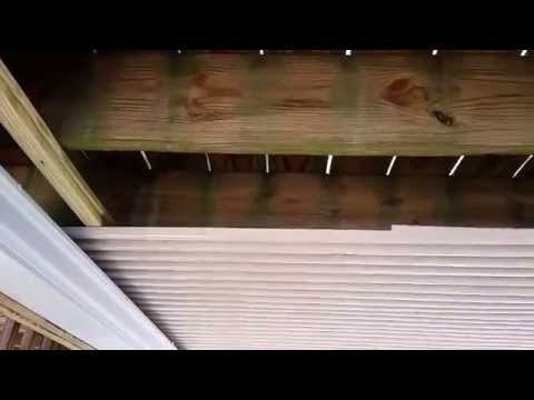 Building A Inexpensive Ceiling Under My Existing 2nd Story Deck