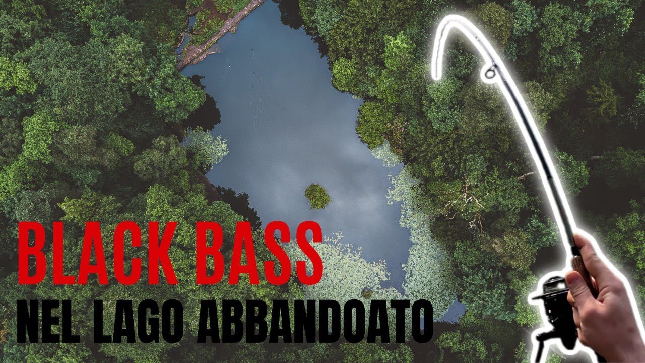 Bass fishing a vista in un lago abbandonato. Personal Best !!