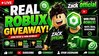 Download lagu ROBLOX LIVE 🔴 | REAL ROBUX GIVEAWAY 🎁 | #robux  #roblox  #giveaway