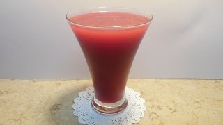 طريقة عمل عصير الرمان الطبيعي المركز في البيت - Pomegranate Juice