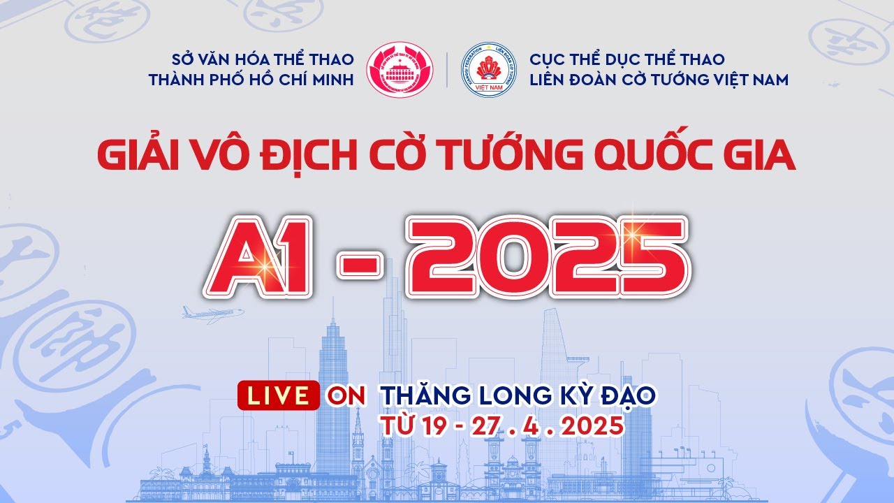 [LiveCoTuong] Lại Lý Huynh (4,5đ BDU) vs Hà Văn Tiến (4,5đ BPH) | V6 giải vô địchquốc gia 2025