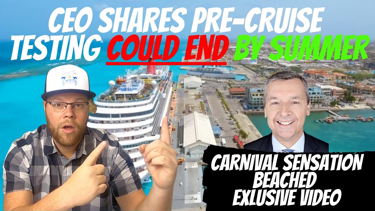 CRUISE NEWS: PRE-CRUISE TESTING COMING TO AN END? SENSATION BEACHED | ROYAL SHARES NEW SHIP NEWS