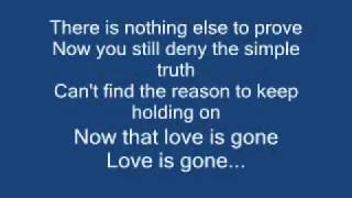David Guetta - Love Is Gone - With Lyrics