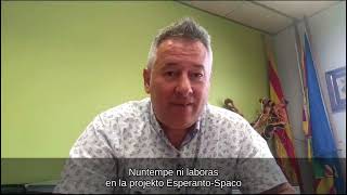Salutparoladeto de Jaume Domènech al la 108-a Universala Kongreso de Esperanto en Torino