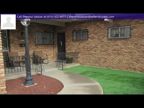 5301 Chateau Avenue, El Paso, TX home video tour