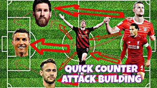 Quick Counter Attack Building // How to build Quick Counter Attacking / Let's See How to do #pes2023