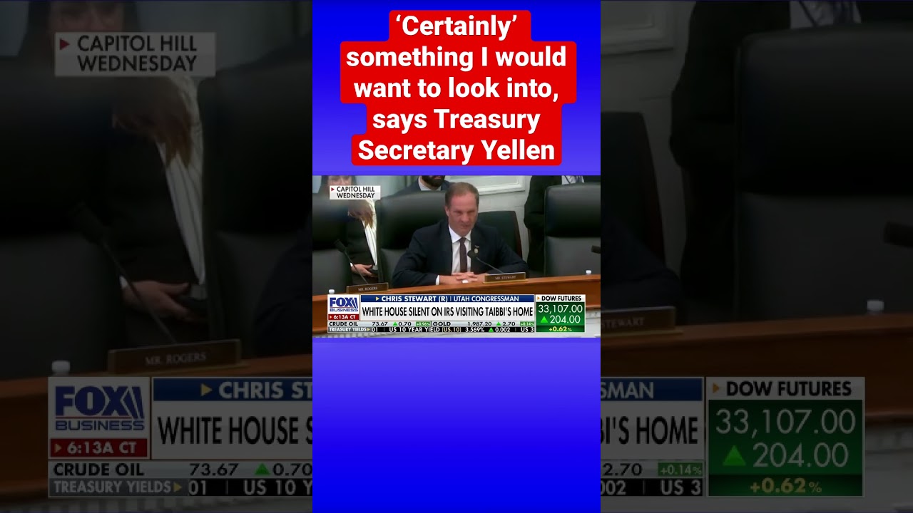 Top White House officials struggle to explain Matt Taibbi’s IRS home visit #shorts