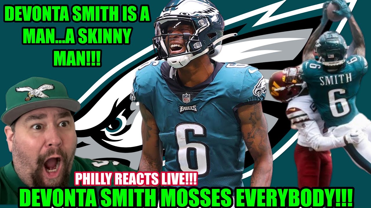 Devonta Smith MOSSES EVERYBODY!!! SKINNY BATMAN! | Philly.500 MELTDOWN? Live Reaction | Eagles 3-0