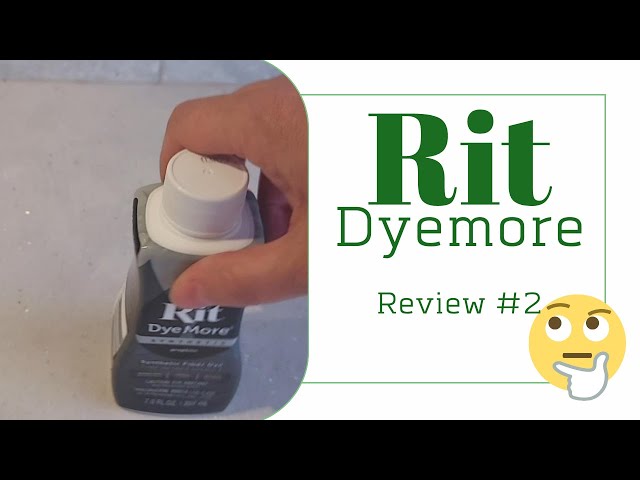 2nd Time's The Charm! Rit Dyemore Graphite Review 