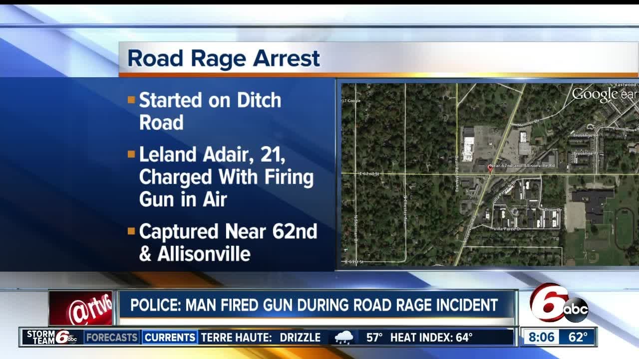 Man arrested after firing gun during road rage incident - YouTube
