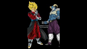 xeno vegito vs moro#dbz #dbs #dbh #sdbh #db #dbgt #goku #vegito #gogeta #vegeta #broly #anime #short