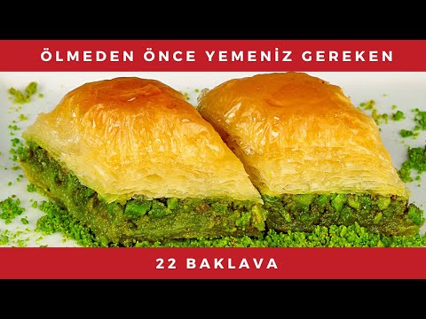 Ölmeden Önce Yemeniz Gereken 22 Baklava | Yemek Maratonu - Türkiye