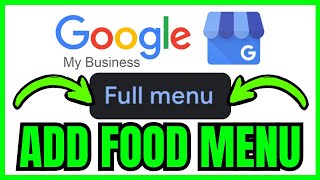 How To Add Your Food Menu To Your Google Business Profile Quick Easy 2026